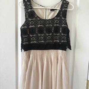 Black and cream dress.  Worn once.